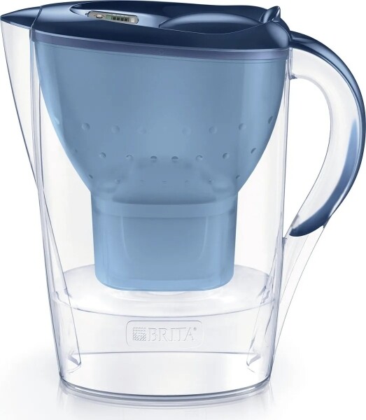 Brita - Jarra filtradora de agua Marella Azul XL + 1 cartucho Maxtra 3,5L