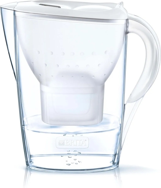 Brita - Jarra de agua Marella Blanca XL + 1 cartucho Maxtra 3,5L