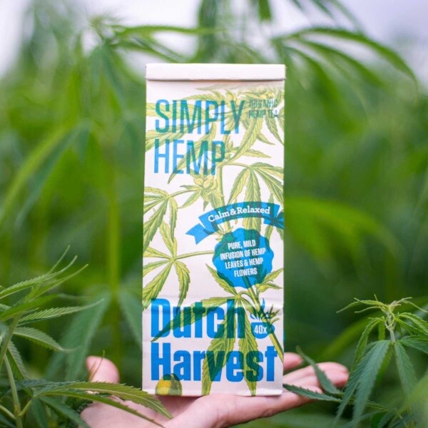 Simply Hemp - Té de cáñamo puro 40 gramos - Dutch Harvest té suelto