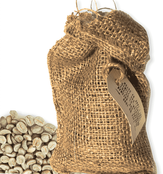 Ongebrande koffiebonen