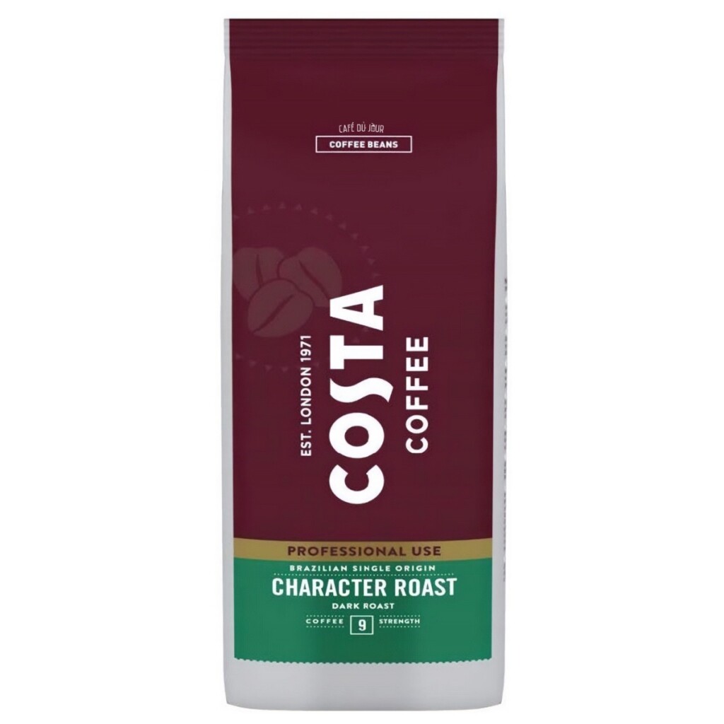 Costa Coffee Origen Único Brasileño Tostado Oscuro - granos de café - 1 kilo