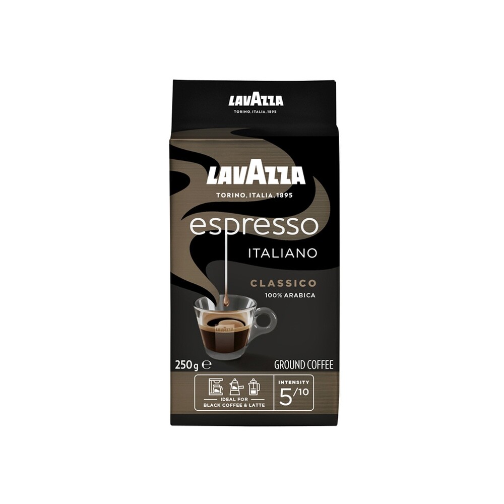 Café Lavazza Caffe Espresso - café molido - 250 gramos 