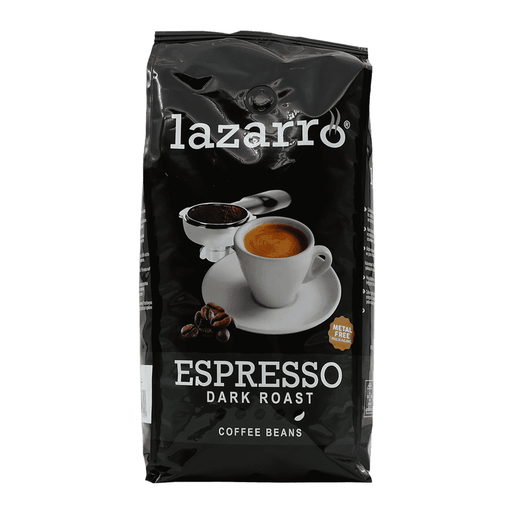 Lazarro espresso dark roast - café en grano - 1 kilo