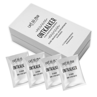 Descalcificador Café du Jour 4x50g de polvo descalcificador