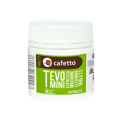 Cafetto Tevo® mini - pastillas de limpieza para cafeteras (1,5 g) - 100 unidades