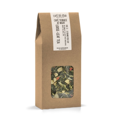 Café terraza de noche - té verde 100 gramos - Café du Jour té suelto