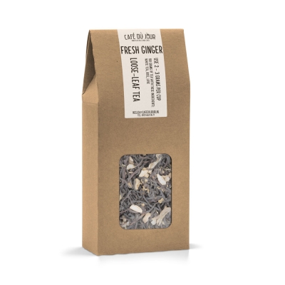 Jengibre fresco - té negro 100 gramos - Café du Jour té suelto