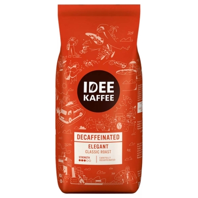 IDEE Kaffee Elegant Descafeinado - café en grano - 1 kilo