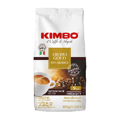 Kimbo Espresso Bar Aroma Gold - café en grano - 1 kilo