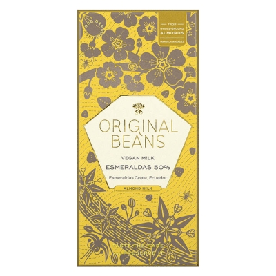 Original Beans - Esmeraldas Vegan Almond - 50% chocolate con leche de almendras
