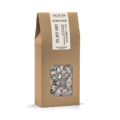 Pu Erh & Cacao - Té Pu-Erh 100 gramos - Café du Jour té suelto