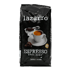 Lazarro espresso dark roast - café en grano - 1 kilo